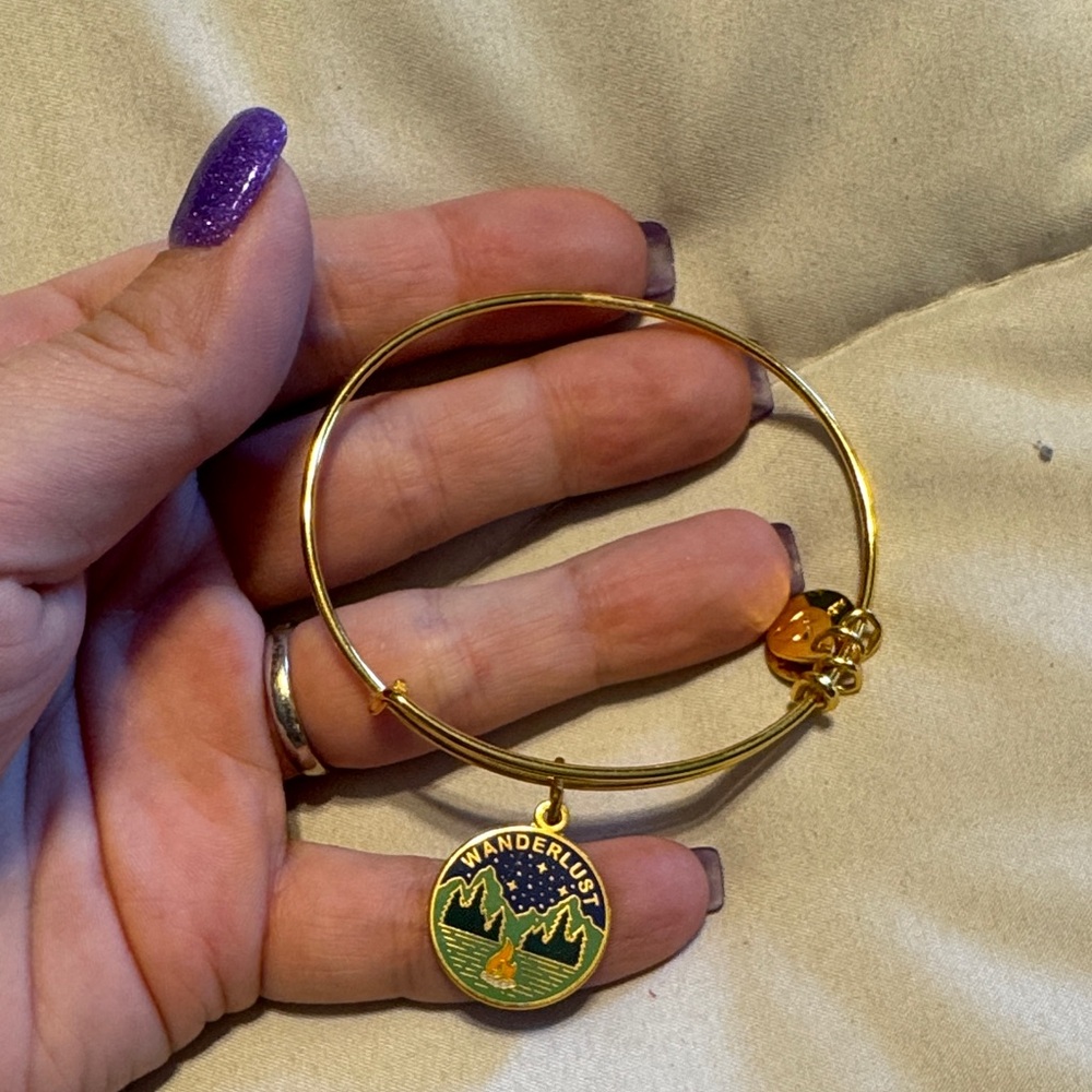 Alex and Ani Gold Wanderlust Bracelet